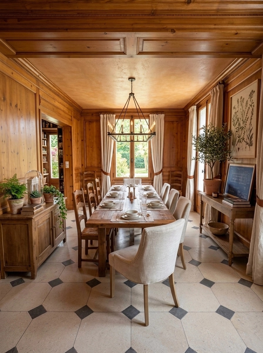 Interior design in Modern Farmhouse style — dining_room by GenRoom AI