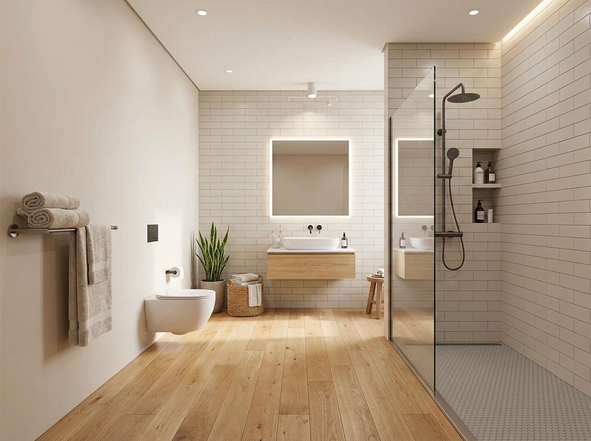 Bathroom interior in no_style style — photo by GenRoom AI