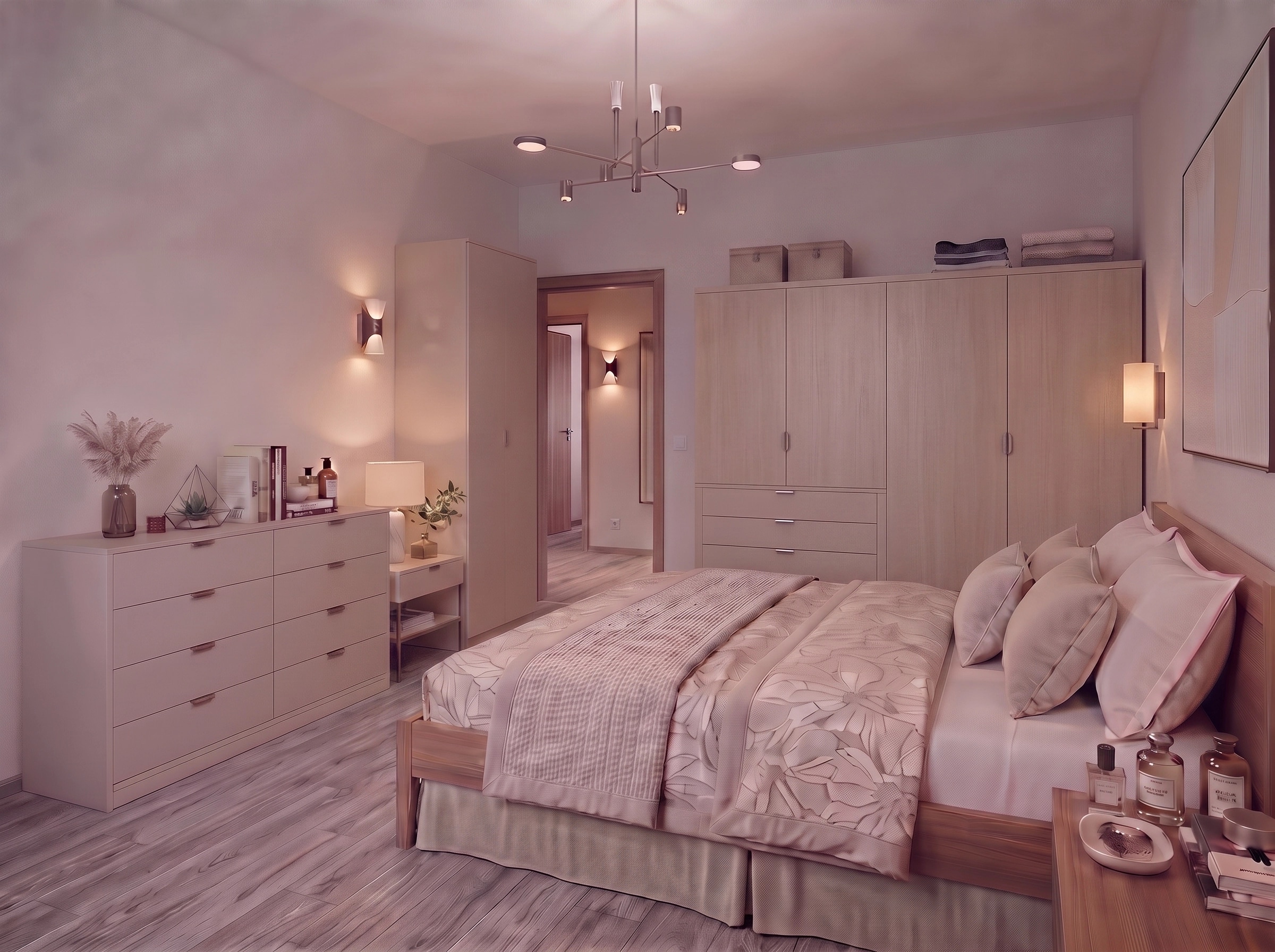 Interior design in Contemporary style — Bedroom by GenRoom AI