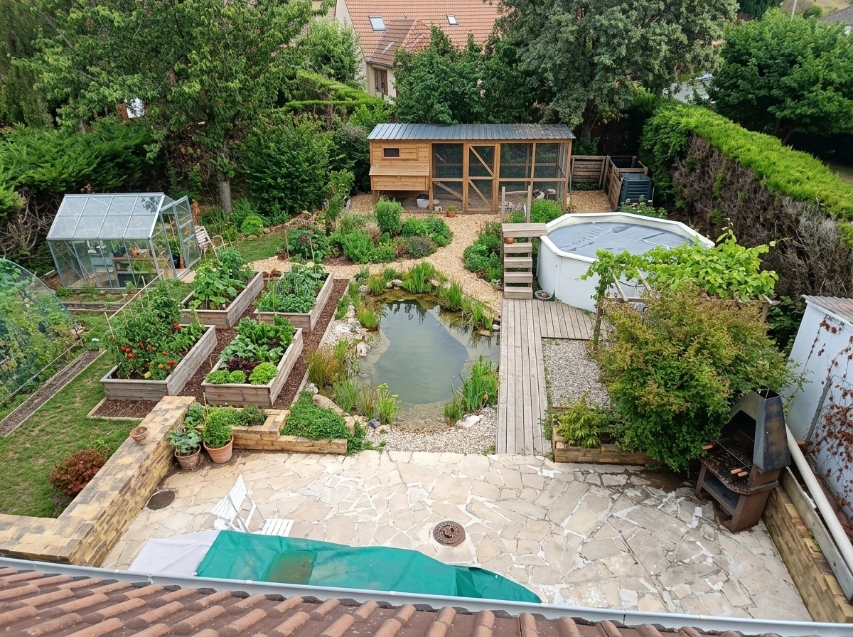 Yard design in no_style style — photo by GenRoom AI