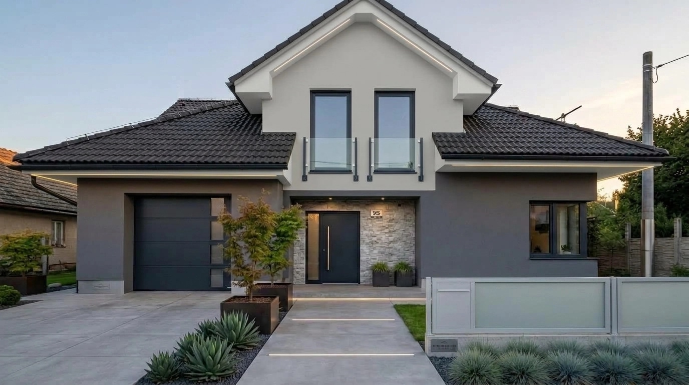 Minimalist Facade Facade design — facade photo by GenRoom AI