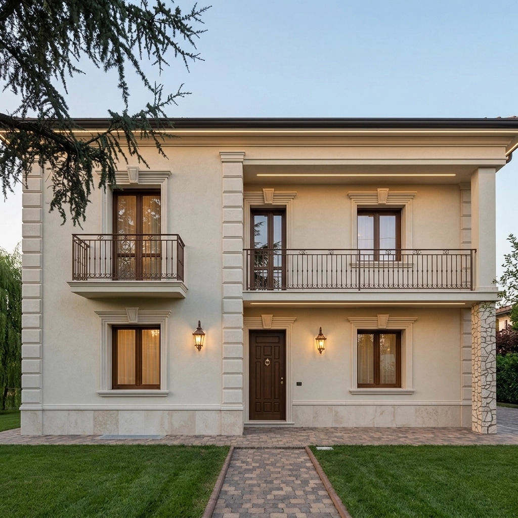 Classic Facade Facciata design — facade photo by GenRoom AI