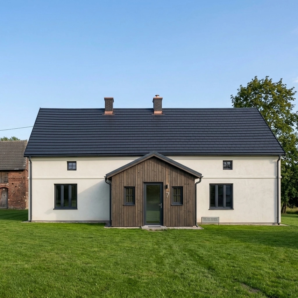 Scandinavian Facade Facade design — facade photo by GenRoom AI