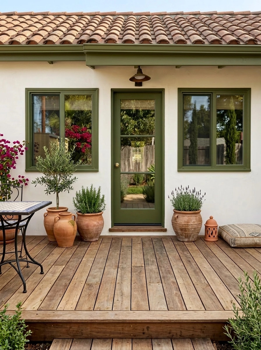 Landscape design in Mediterranean Yard style — Yard by GenRoom AI