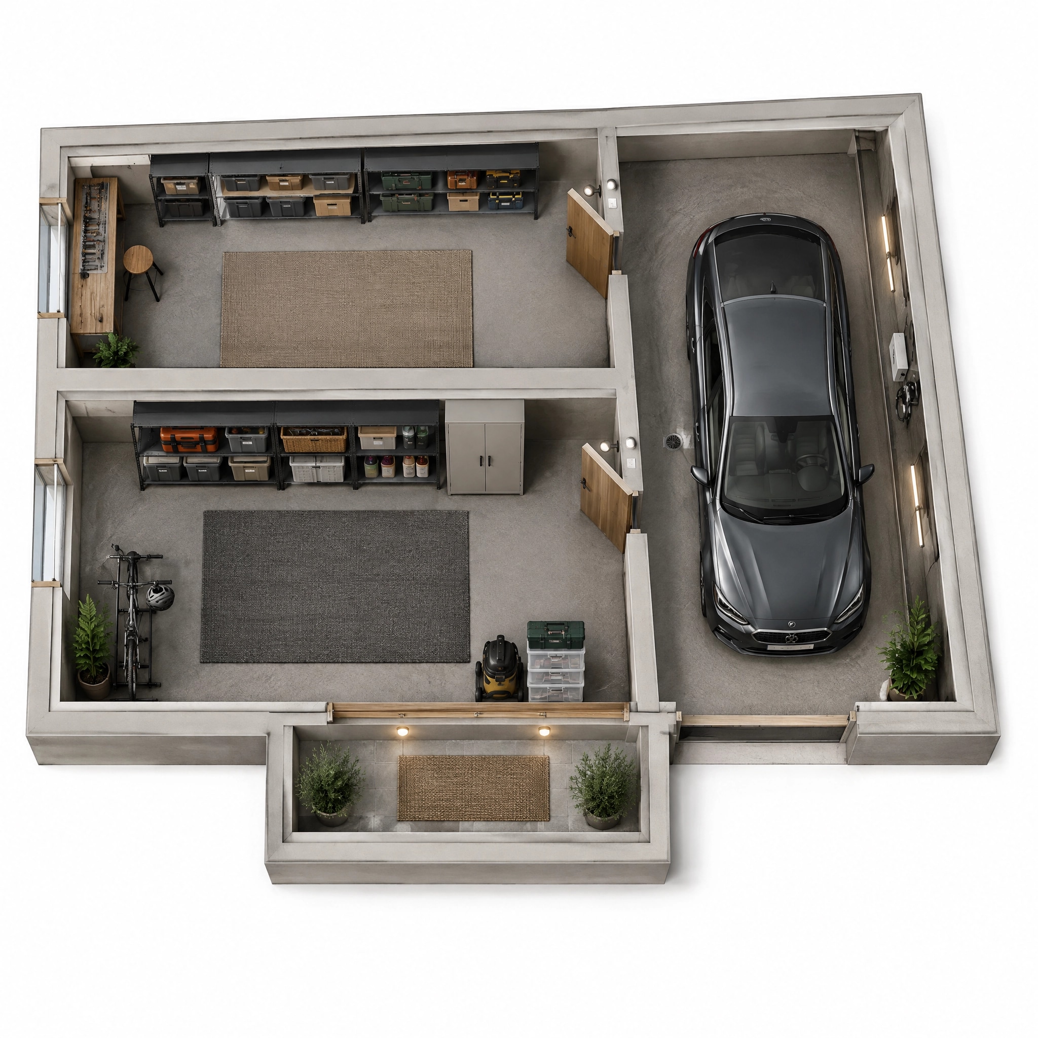 Interior design in Contemporary style — Living Room by GenRoom AI