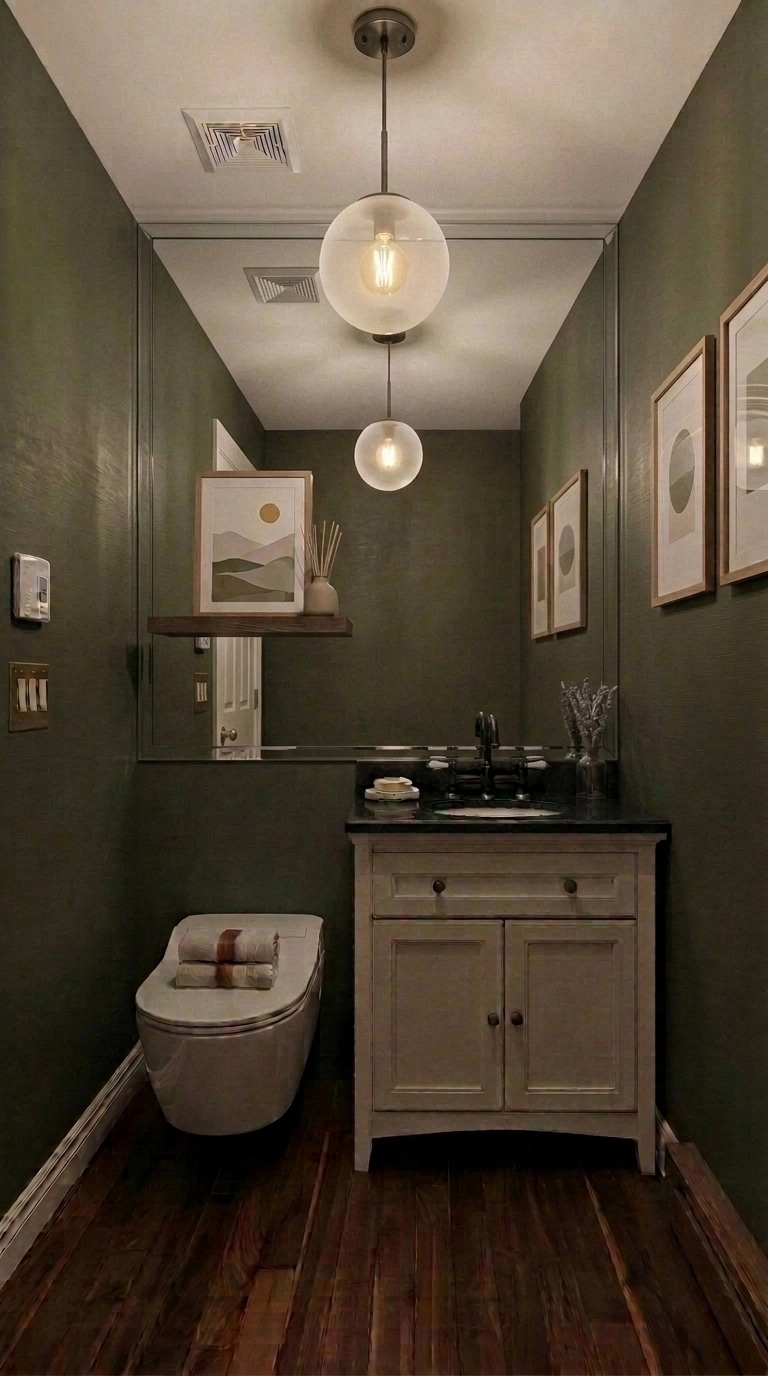 Interior design in Coastal / Hamptons style — Bathroom by GenRoom AI