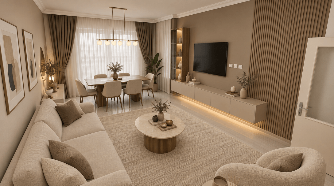 Interior design in Minimalism style — dining_room by GenRoom AI
