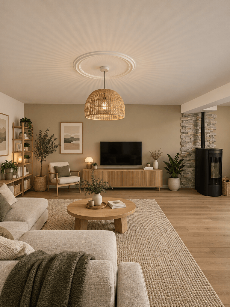 Scandinavian Living Room design — interior photo by GenRoom AI