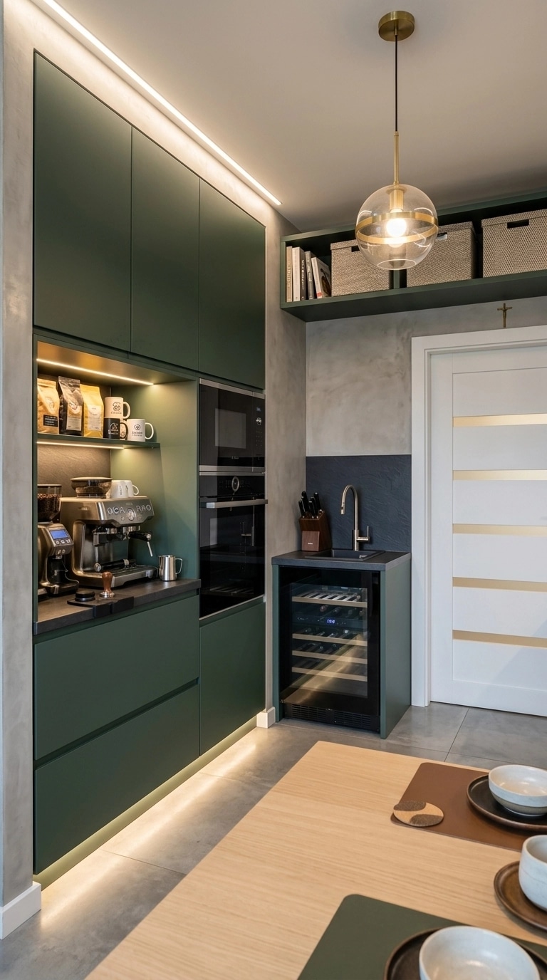 Kitchen interior in Contemporary style — photo by GenRoom AI