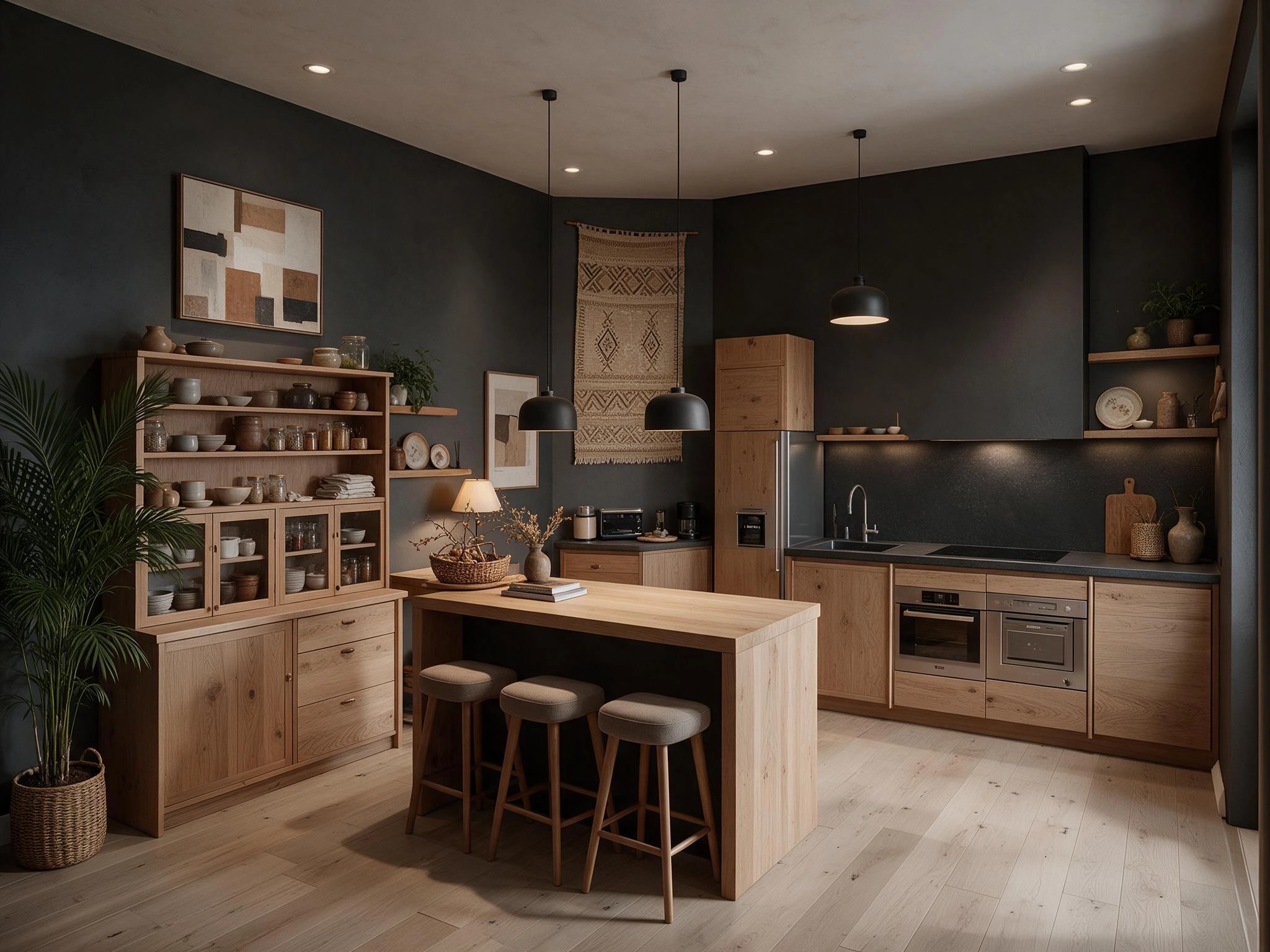 Interior design in Contemporary style — pantry by GenRoom AI