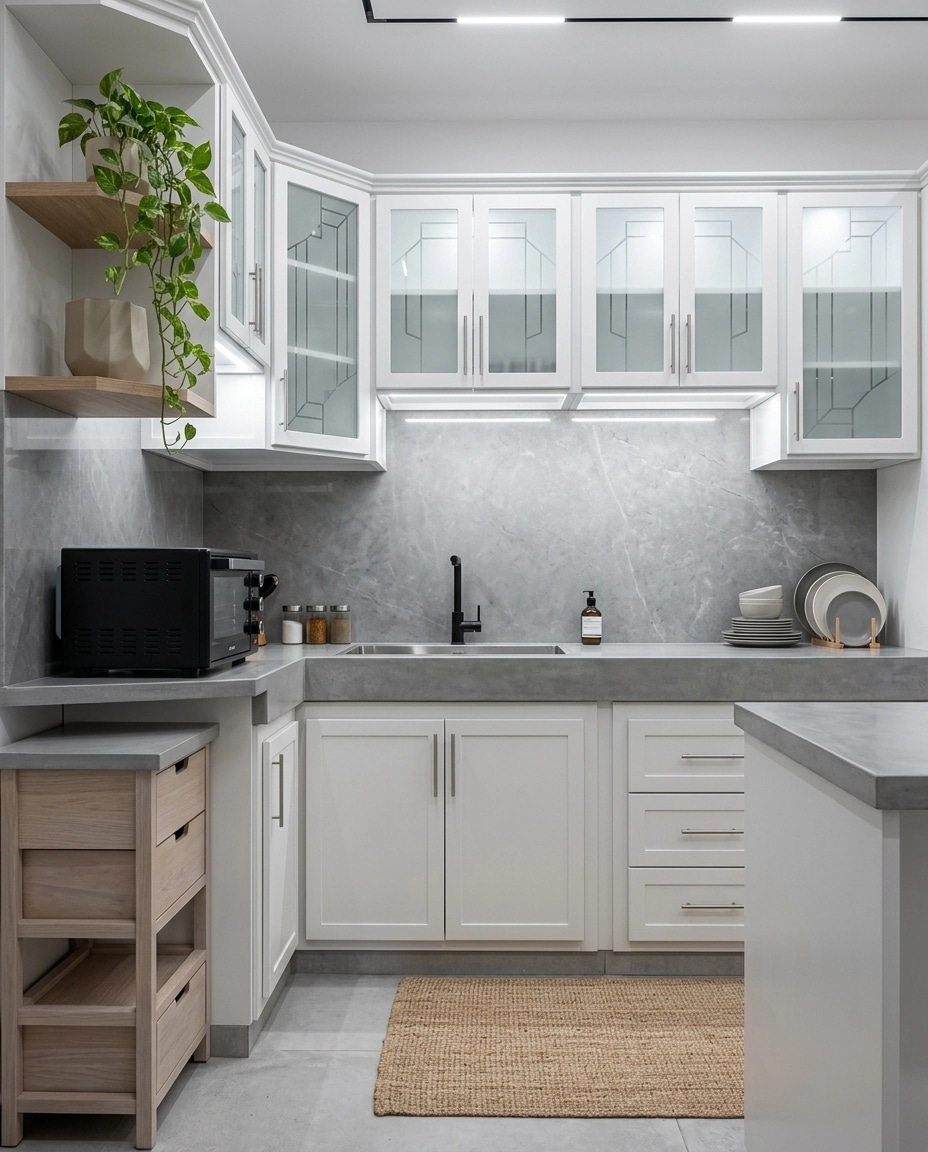 Minimalism Kitchen design — interior photo by GenRoom AI