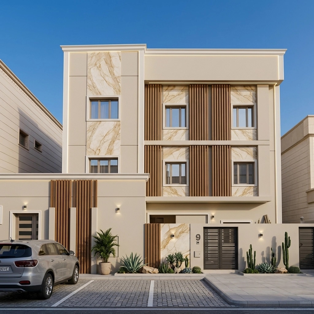 Contemporary Facade Facade design — facade photo by GenRoom AI