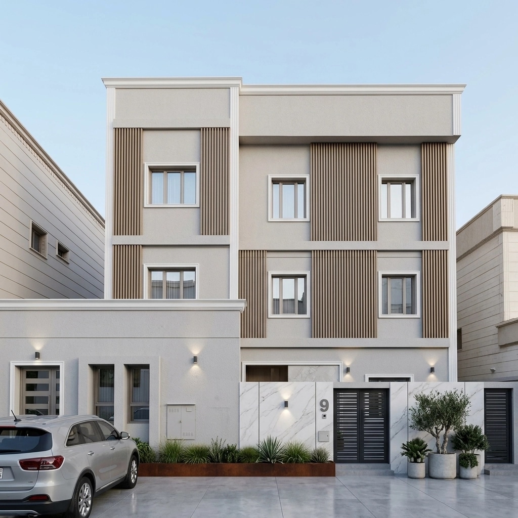 Minimalist Facade Facade design — facade photo by GenRoom AI