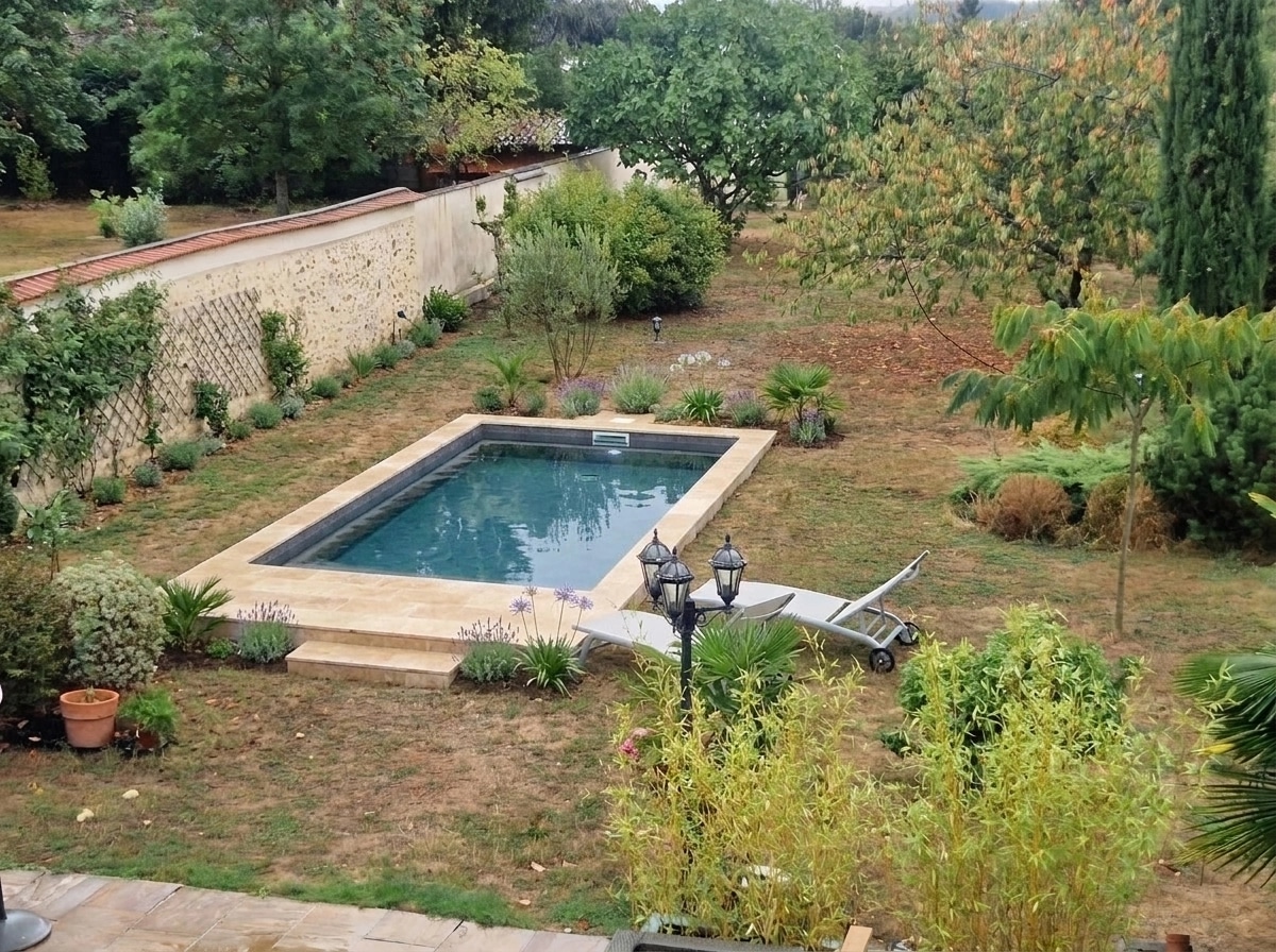 Yard design in no_style style — photo by GenRoom AI
