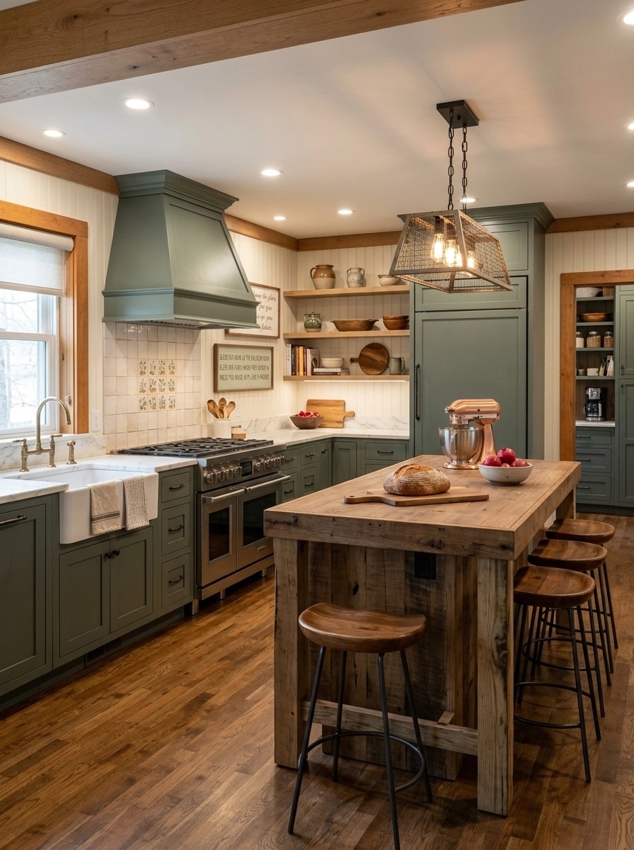 Modern Farmhouse Kitchen design — interior photo by GenRoom AI