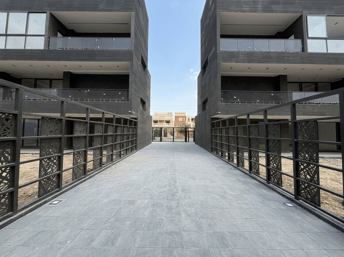 Facade design in Barnhouse Facade style — photo by GenRoom AI