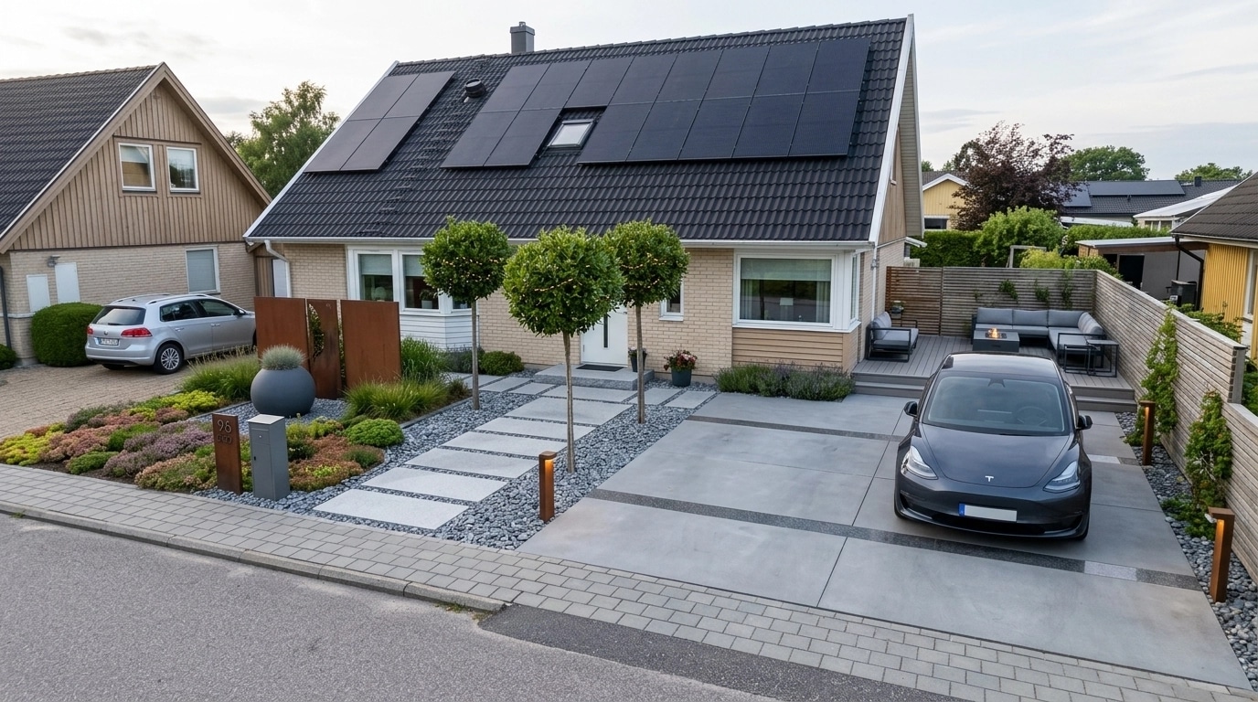Landscape design in Contemporary Yard style — Yard by GenRoom AI