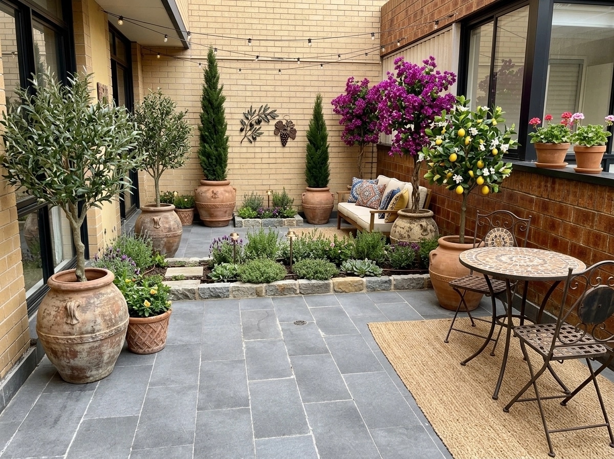 Mediterranean Yard Sân design — yard photo by GenRoom AI