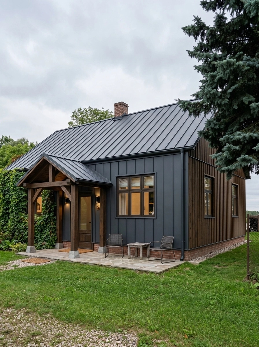 Facade design in Barnhouse Facade style — Facade by GenRoom AI
