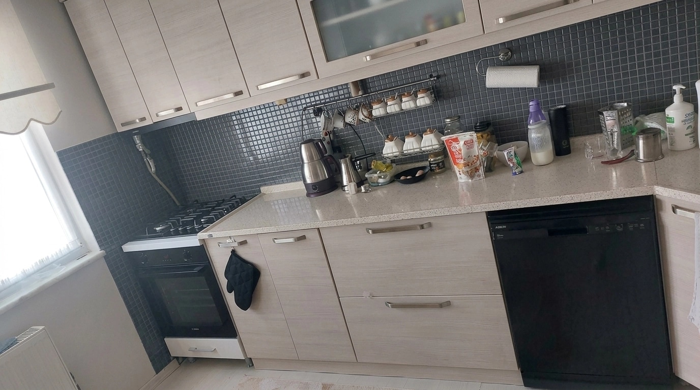Kitchen interior in no_style style — photo by GenRoom AI