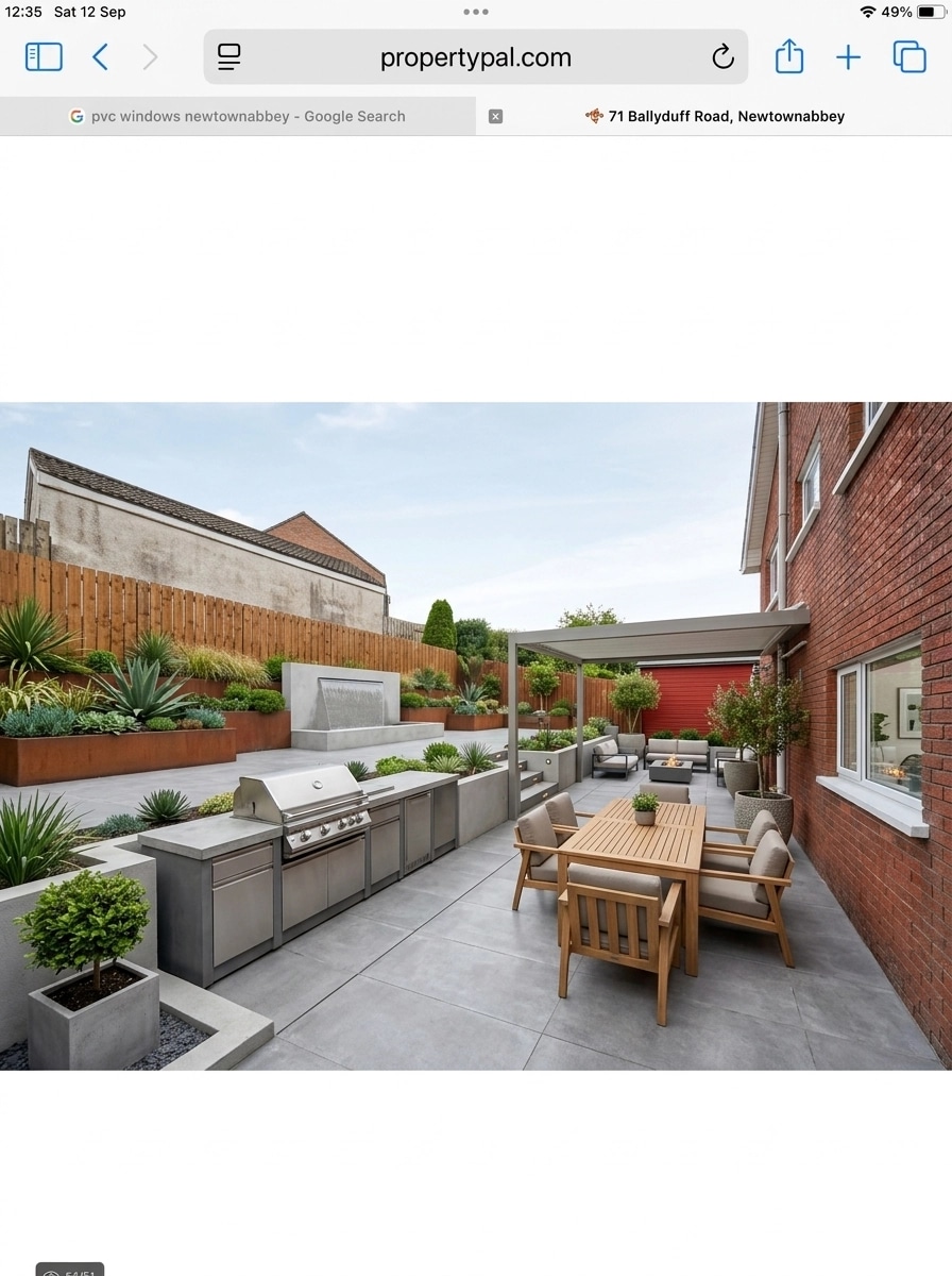 Landscape design in Contemporary Yard style — Yard by GenRoom AI