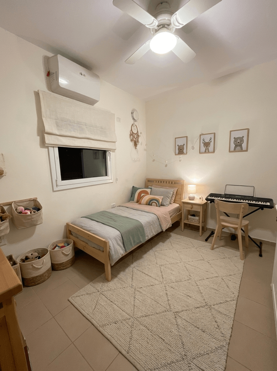 Scandinavian Kids Room design — interior photo by GenRoom AI