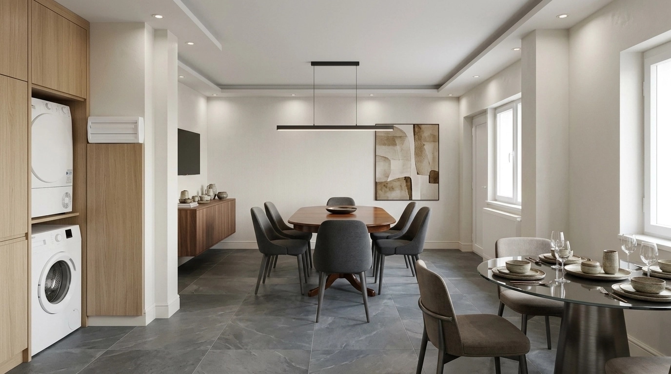 Interior design in Contemporary style — dining_room by GenRoom AI
