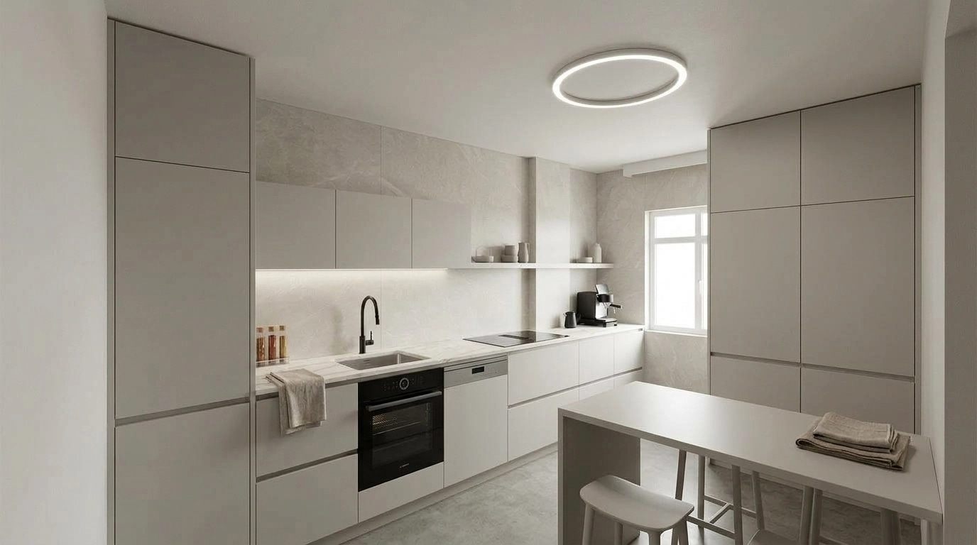 Minimalism Dapur design — interior photo by GenRoom AI