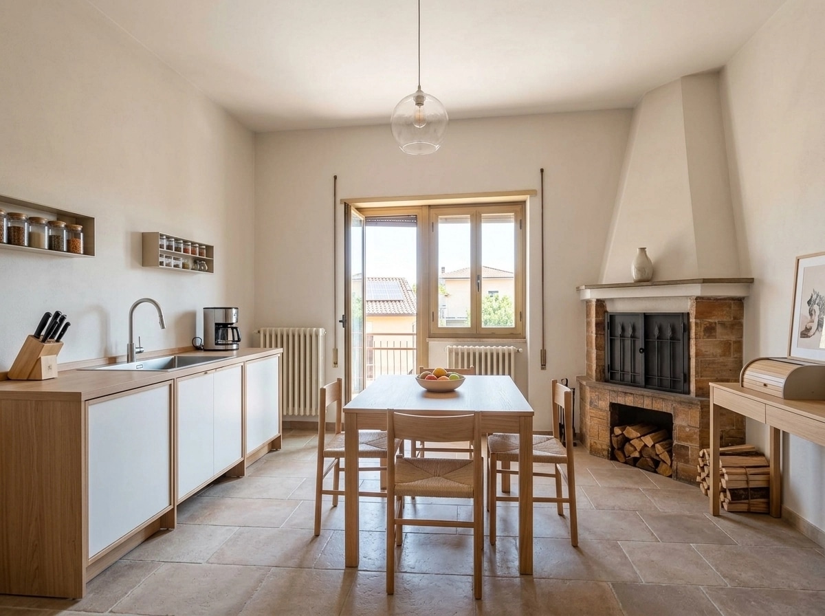 Kitchen interior in no_style style — photo by GenRoom AI