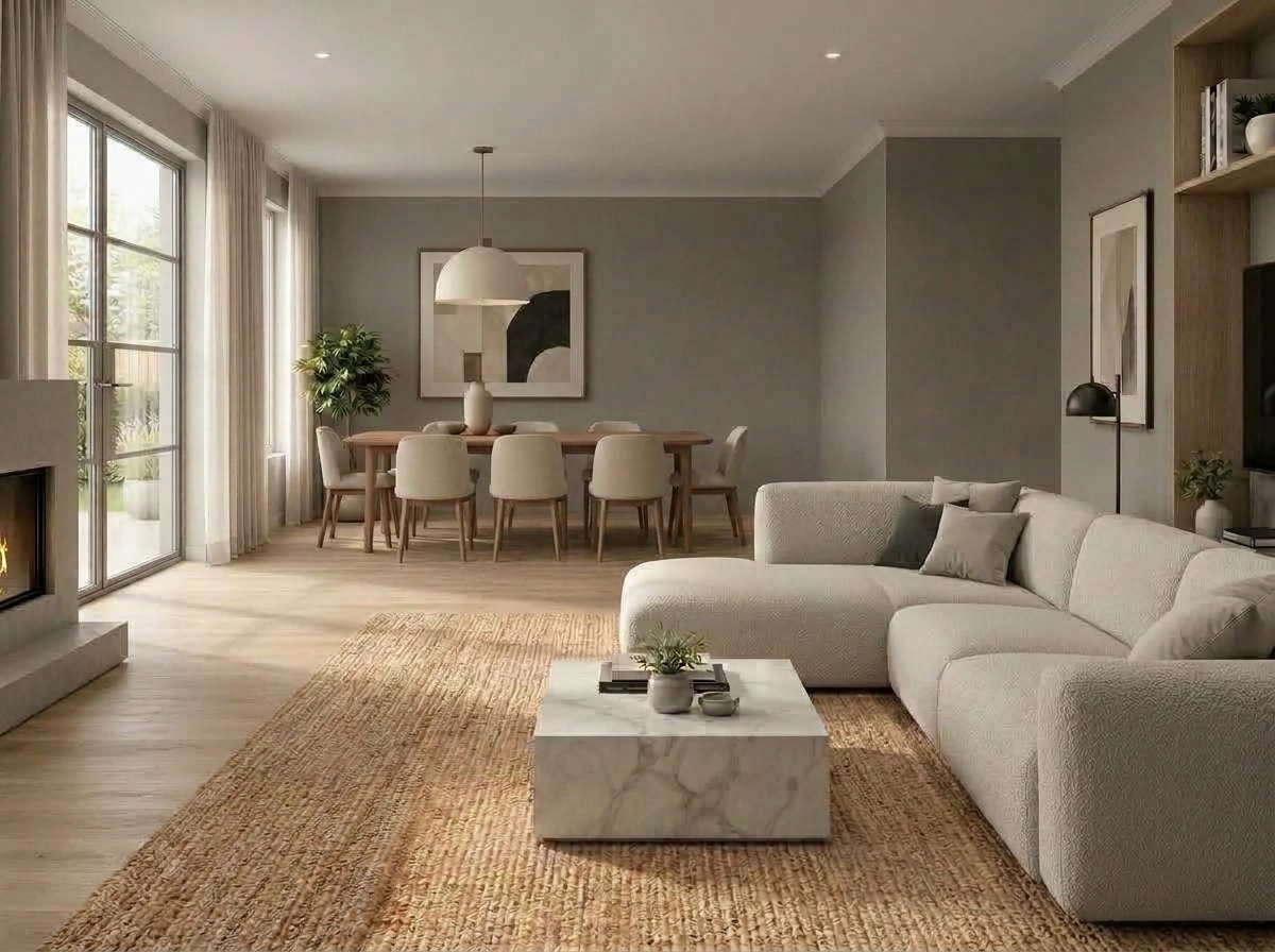 Interior design in Contemporary style — Living Room by GenRoom AI