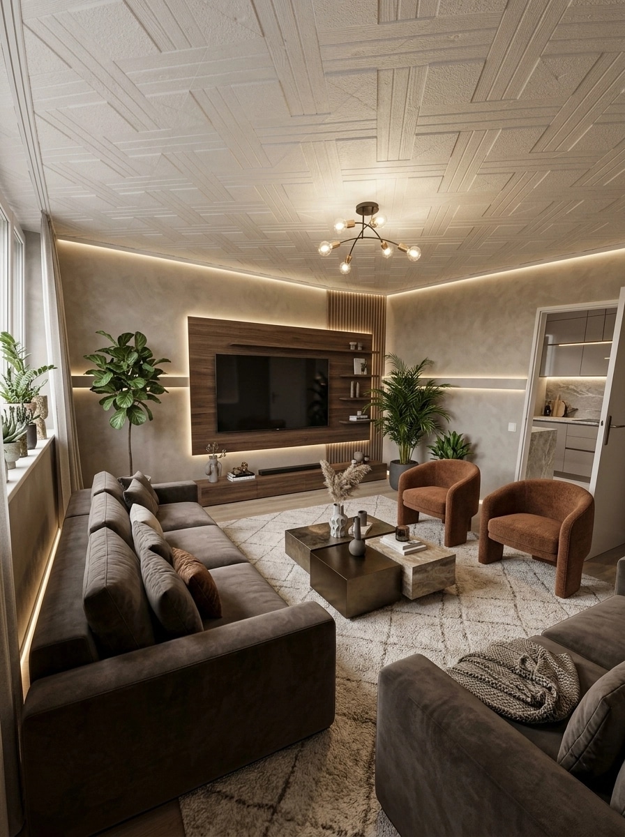 Interior design in Contemporary style — Living Room by GenRoom AI