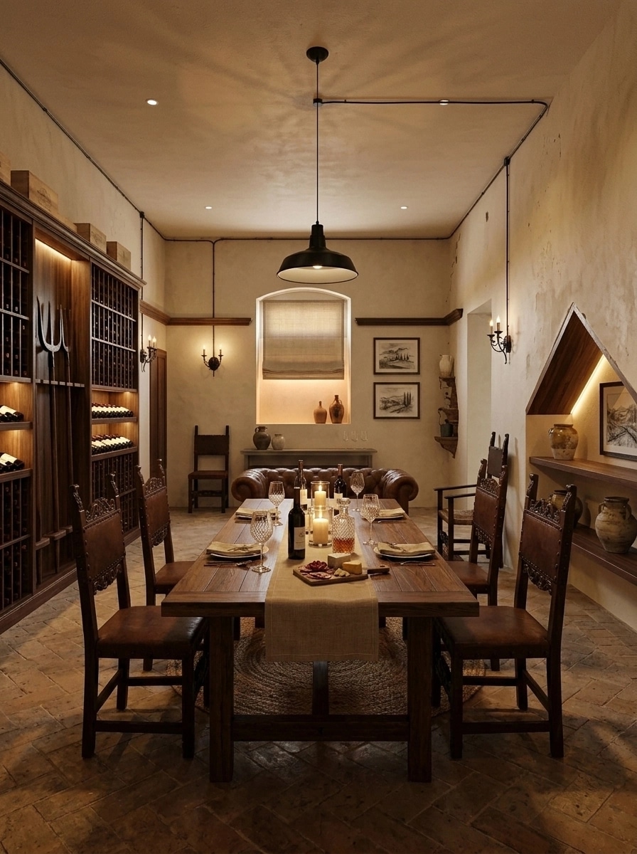 Interior design in Tuscan style — Living Room by GenRoom AI