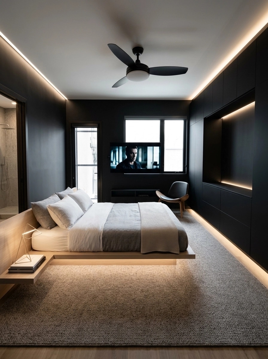 Minimalism Bedroom design — interior photo by GenRoom AI