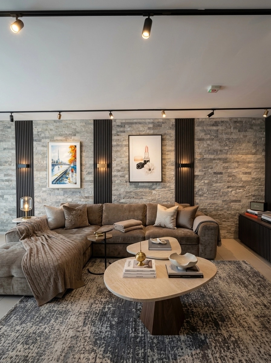 Interior design in Contemporary style — Living Room by GenRoom AI