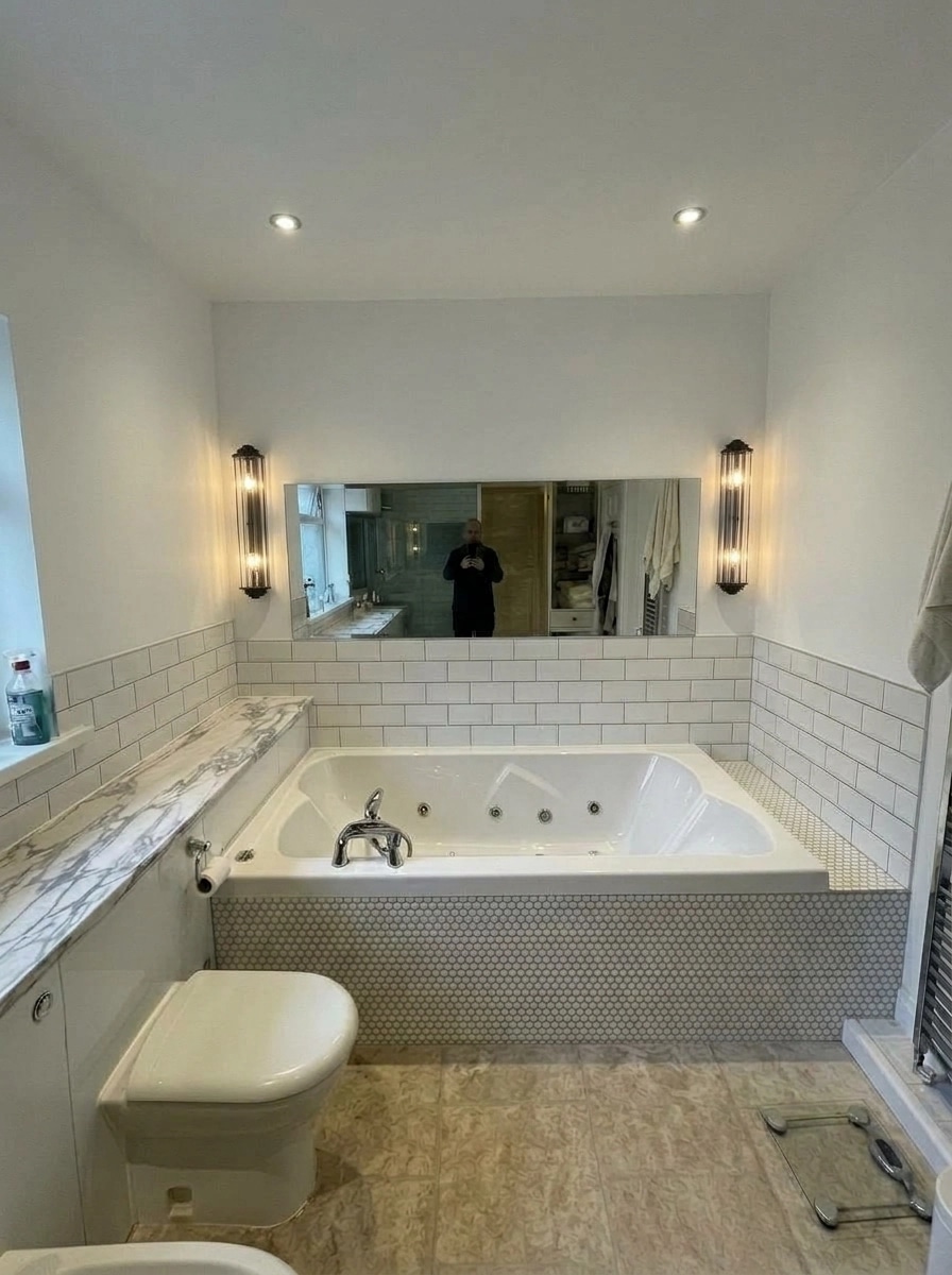 Bathroom interior in no_style style — photo by GenRoom AI