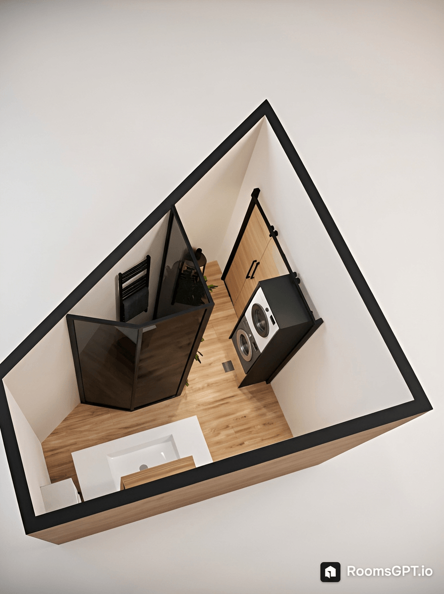 Interior design in Scandinavian style — Bathroom by GenRoom AI