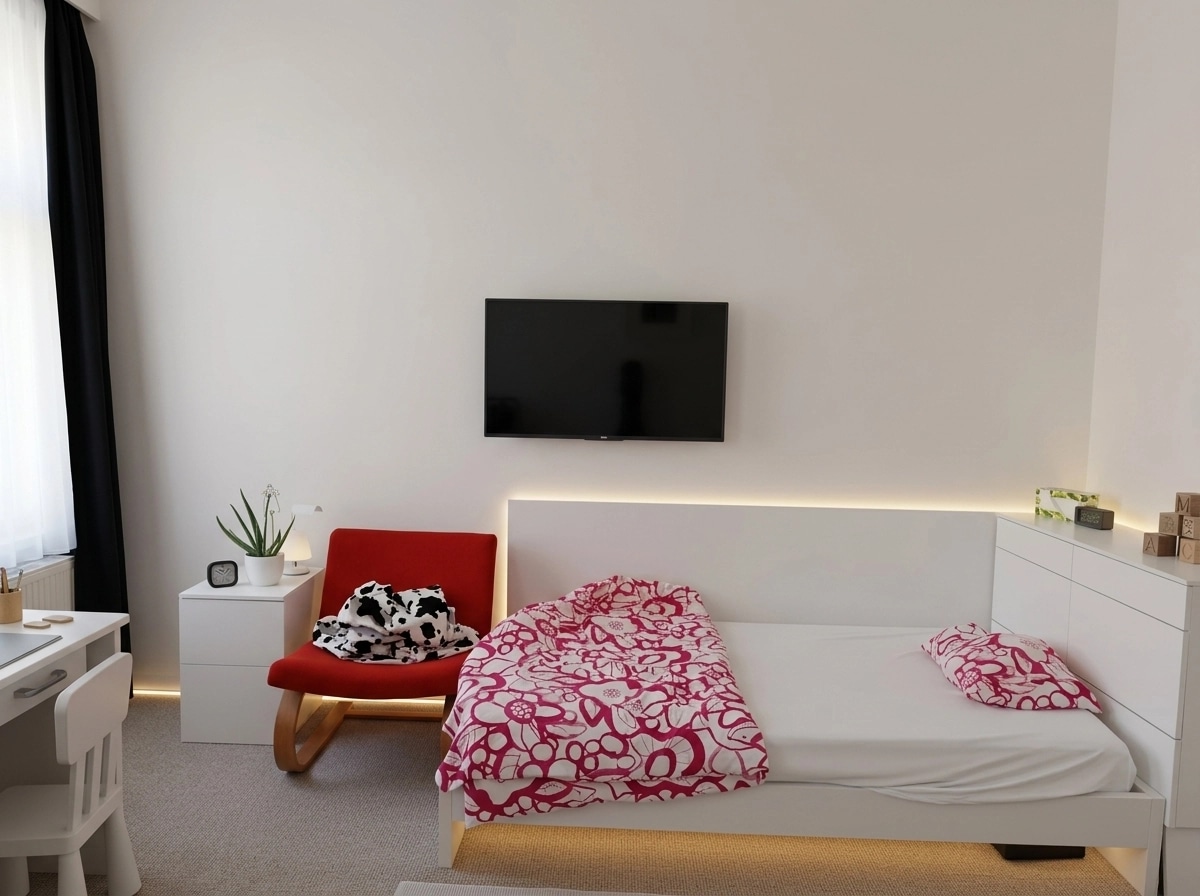 Minimalism Quarto Infantil design — interior photo by GenRoom AI
