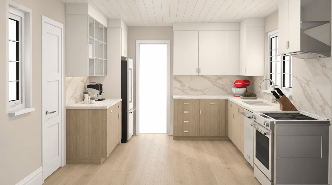 Interior design in Scandinavian style — Kitchen by GenRoom AI