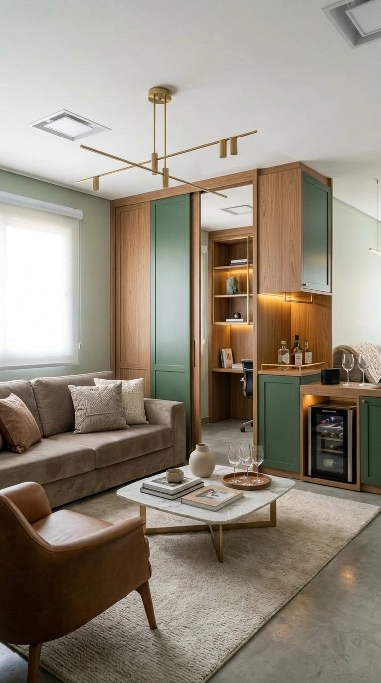 Interior design in Contemporary style — Living Room by GenRoom AI