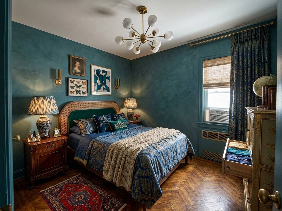 Interior design in Eclectic style — Bedroom by GenRoom AI