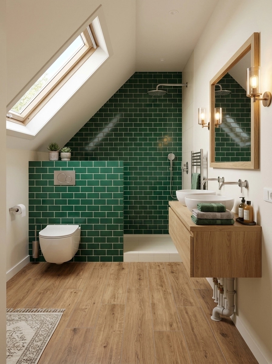 Bathroom interior in no_style style — photo by GenRoom AI