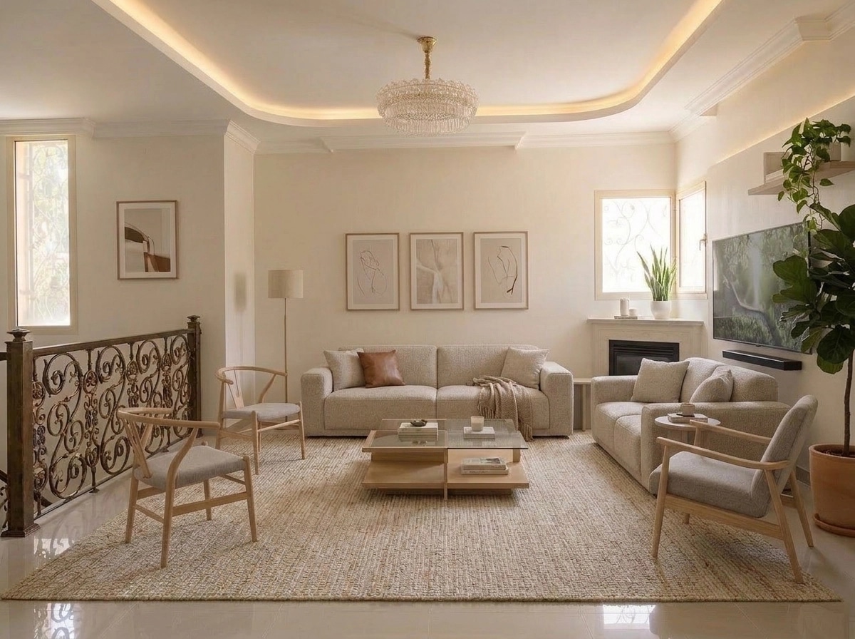 Scandinavian Living Room design — interior photo by GenRoom AI