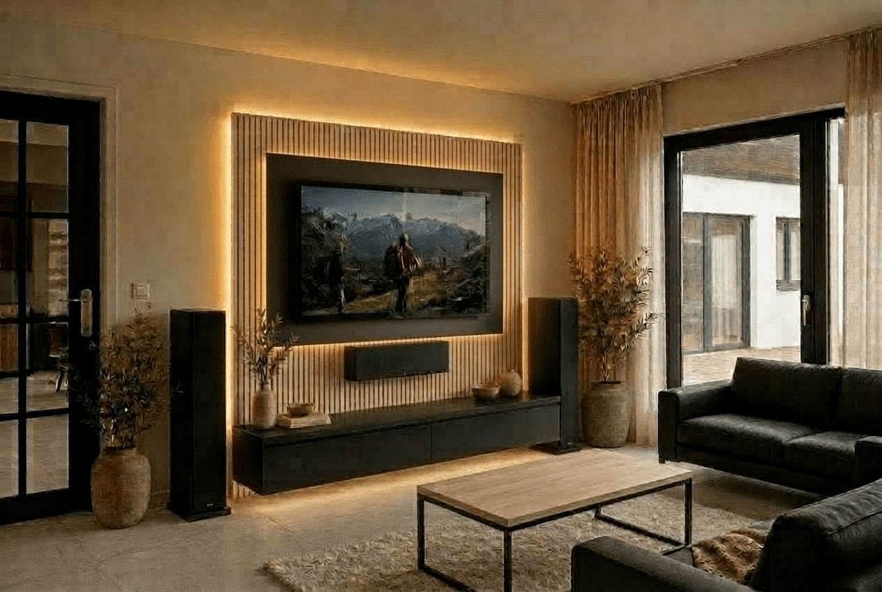 Interior design in Japandi style — Living Room by GenRoom AI