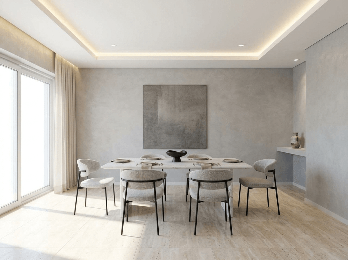 Interior design in Minimalism style — dining_room by GenRoom AI