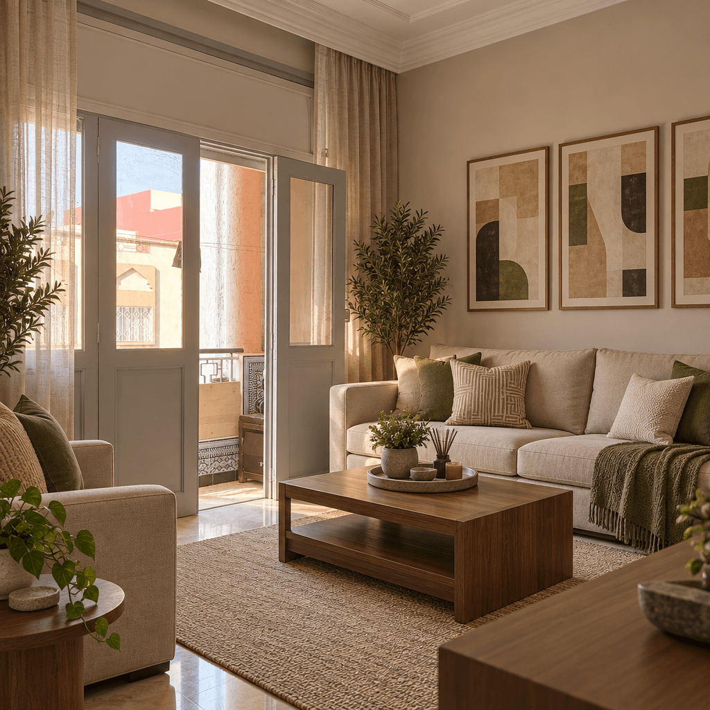 Contemporary Living Room design — interior photo by GenRoom AI