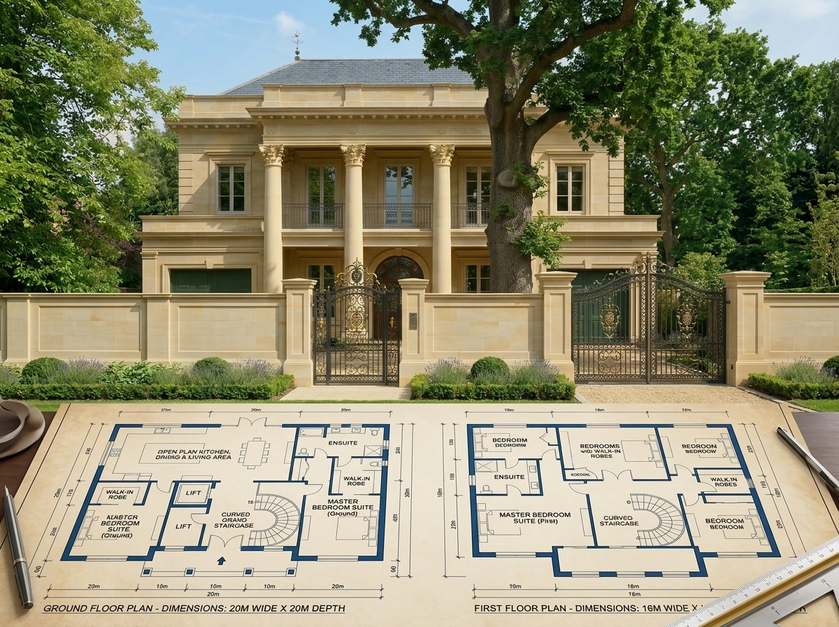 Classic Facade Facade design — facade photo by GenRoom AI