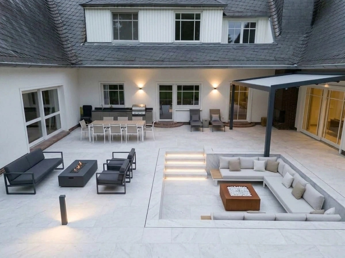 Landscape design in Contemporary Yard style — Yard by GenRoom AI
