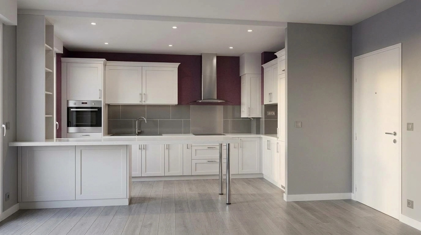 Interior design in Transitional style — Living Room by GenRoom AI