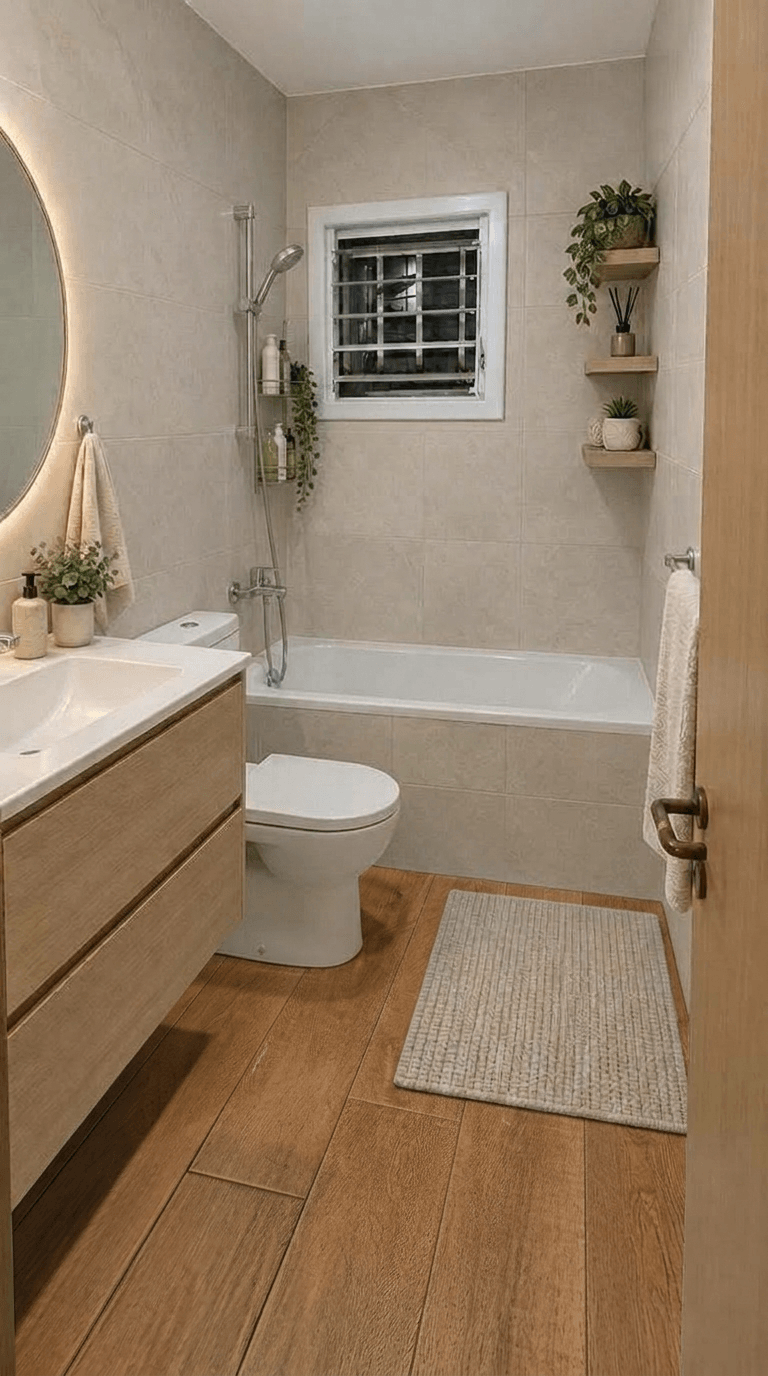Bathroom interior in no_style style — photo by GenRoom AI