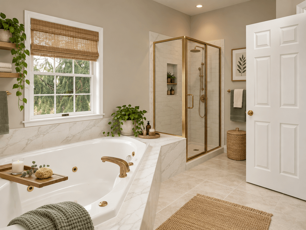 Bathroom interior in no_style style — photo by GenRoom AI